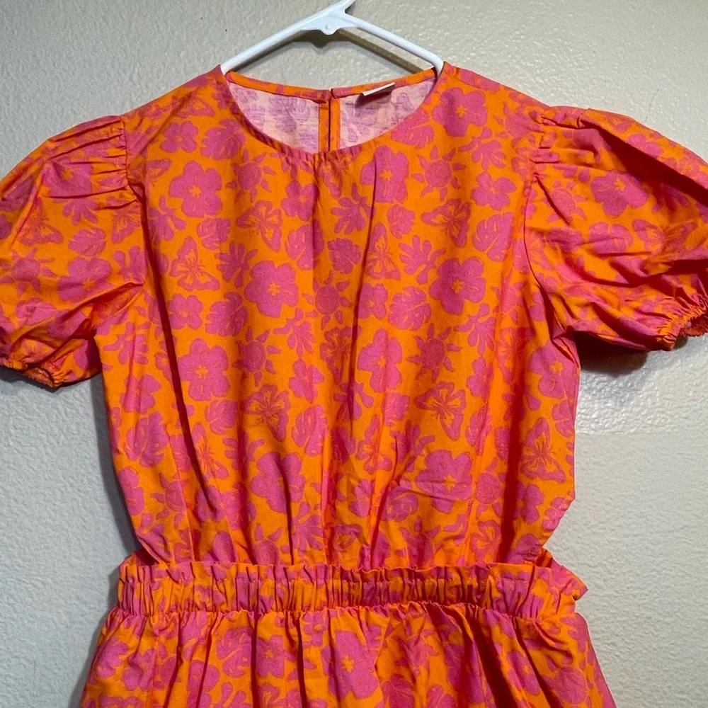 💕Bundle 3 for $20 LC Waikiki Girls Vibrant Orange and Pink Kids Dress